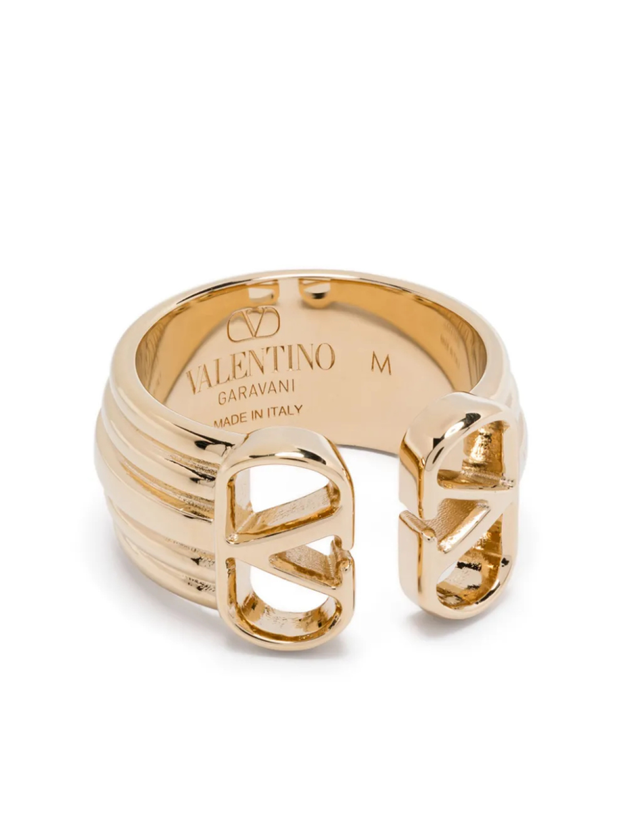 

Valentino Garavani кольцо с логотипом VLogo Signature, золотой
