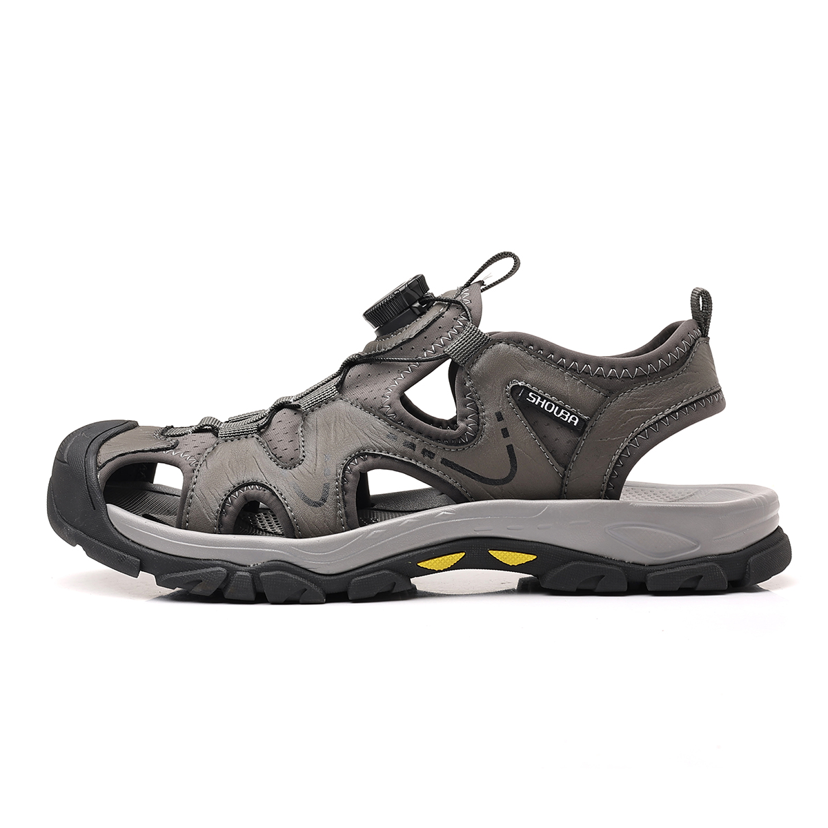

SHOUBA Дышащие быстросохнущие трекинговые ботинки для мужчин серые, цвет Gray