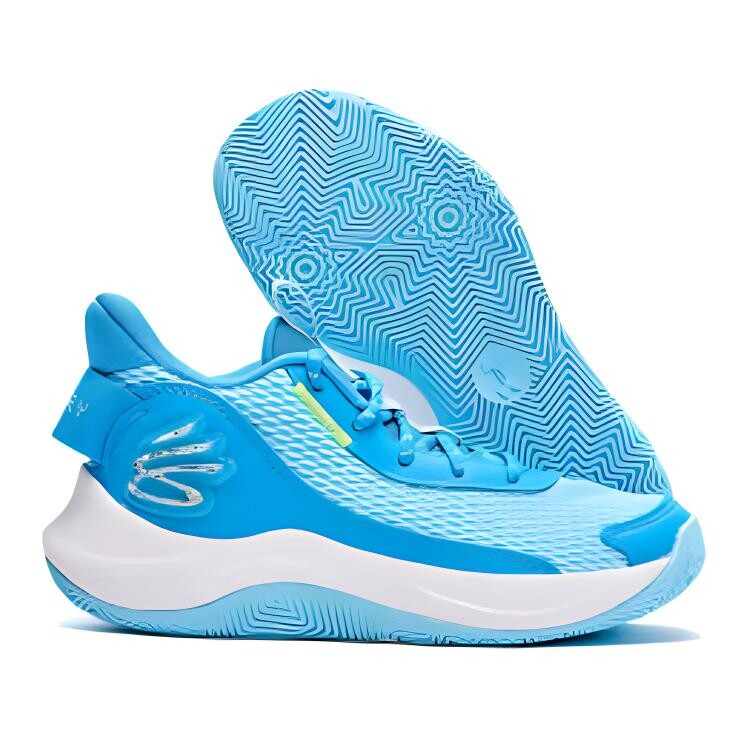 Баскетбольные кроссовки Curry Kids GS Low-top Blue Under Armour, синий — фото 3