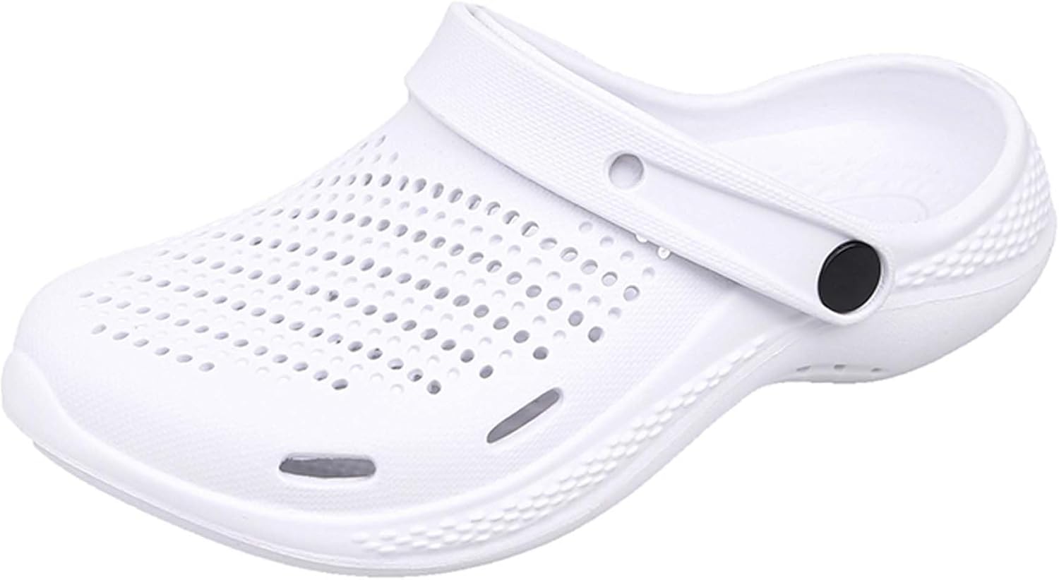 

Мужские и женские летние туфли с неглубоким носком, широкого фасона, противоскользящие, повседневные, для общепита и ухода Dzbajrqm, белый