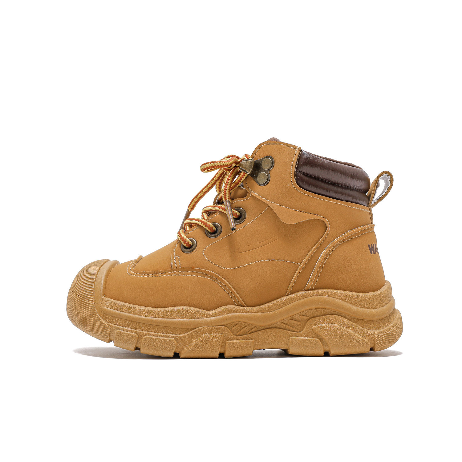 

Легкие утепленные высокие детские ботинки с амортизацией Kids' WARRIOR, желто-коричневый