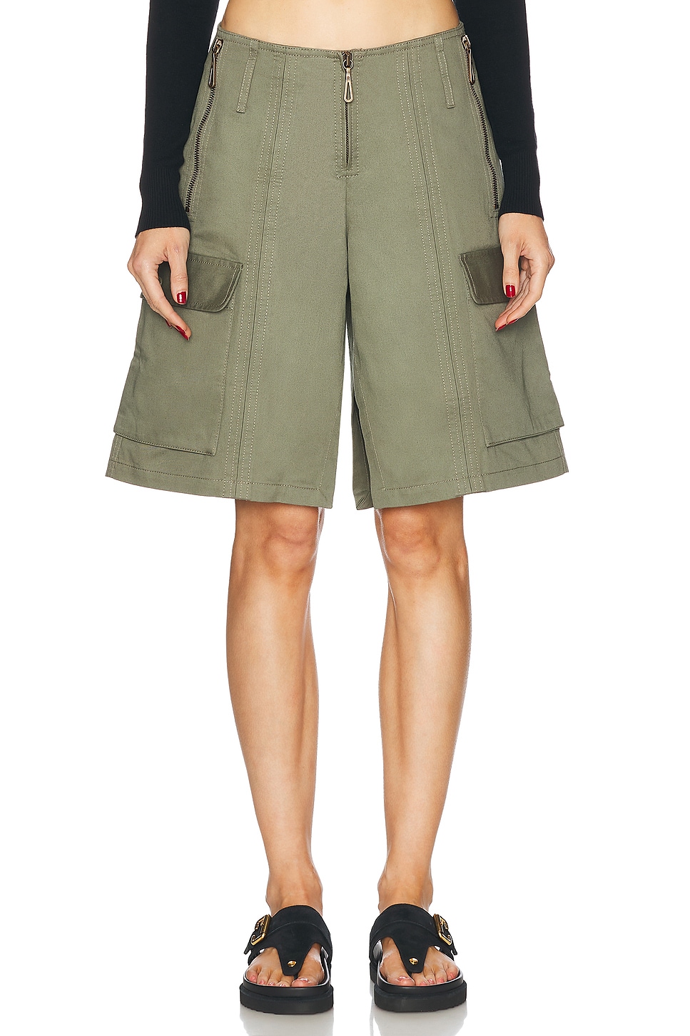 

Шорты-шаровары Pantalon RABANNE, цвет Vert Parka