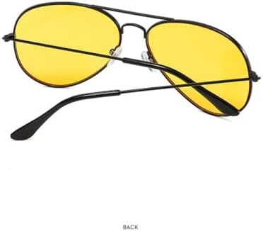 

Солнцезащитные очки с двойной перемычкой, женские и мужские, в оправе из сплава, с градиентными линзами, солнцезащитные очки для женщин и мужчин MTZJH, Silver Yellow