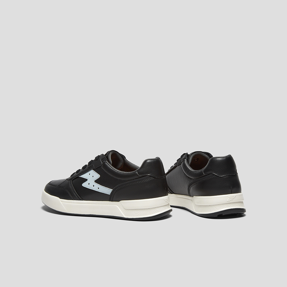 SKAP Низкие скейтерские кроссовки мужские черно-голубые, цвет Black/Light Blue — фото 4