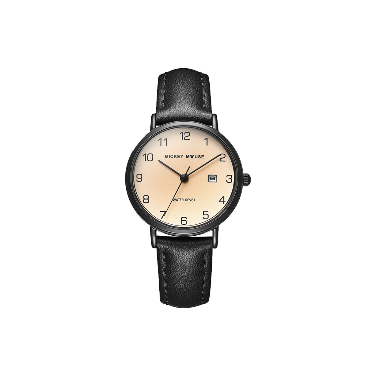 

Disney Часы Mickey Series Quartz Movement Leather Strap Watch Women's Watch Coffee Watch Dial