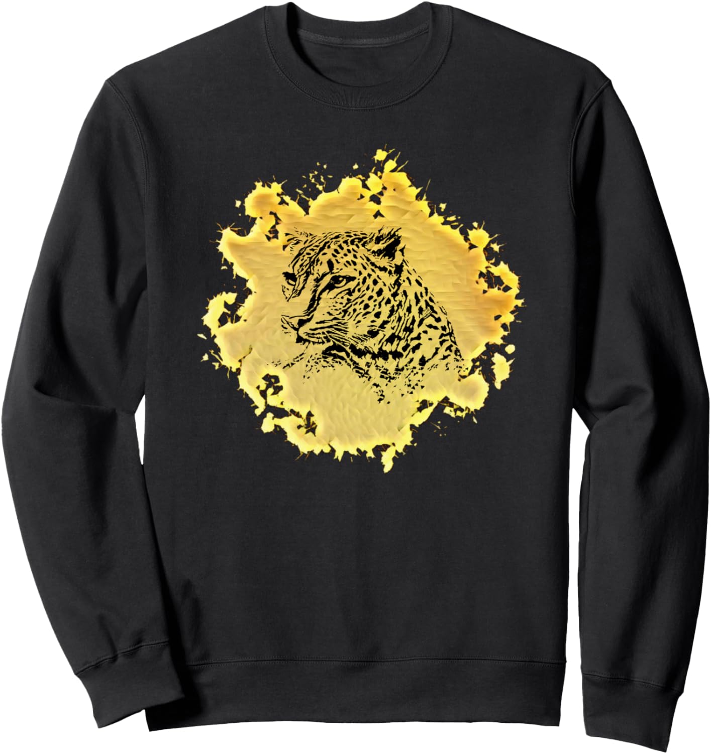 

Толстовка с леопардовым принтом Leopard - Leopard Print For Men, Women, Kids And Boys. Gifts, черный