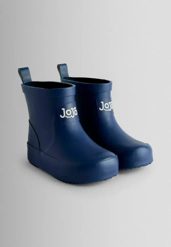 Резиновые сапоги Jojo Maman Bébé Regular fit rust cosy lined ankle wellies, темно-синий — фото 2