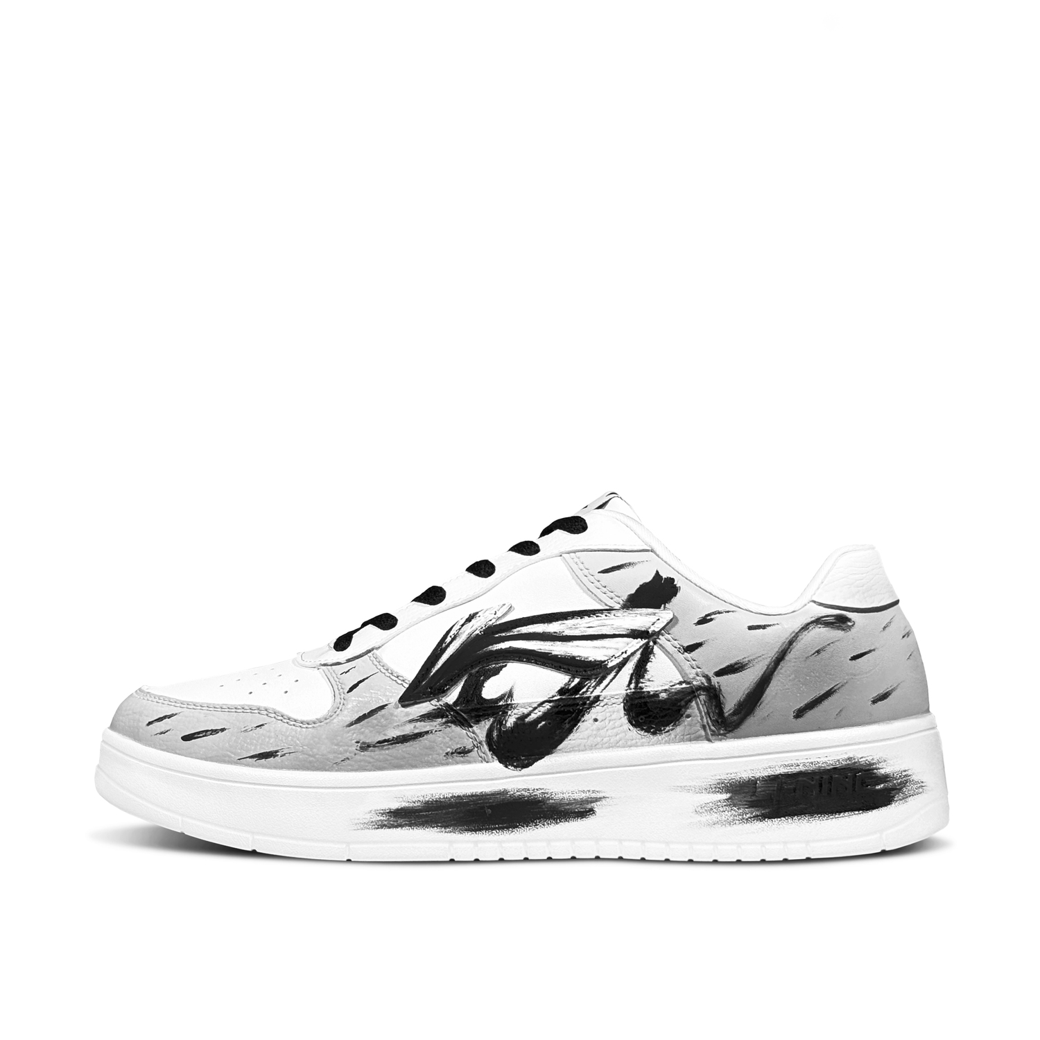 

LINING Понтонные лодки нескользящие и износостойкие утолщенные низкие кроссовки для скейтбординга мужские серый черный белый