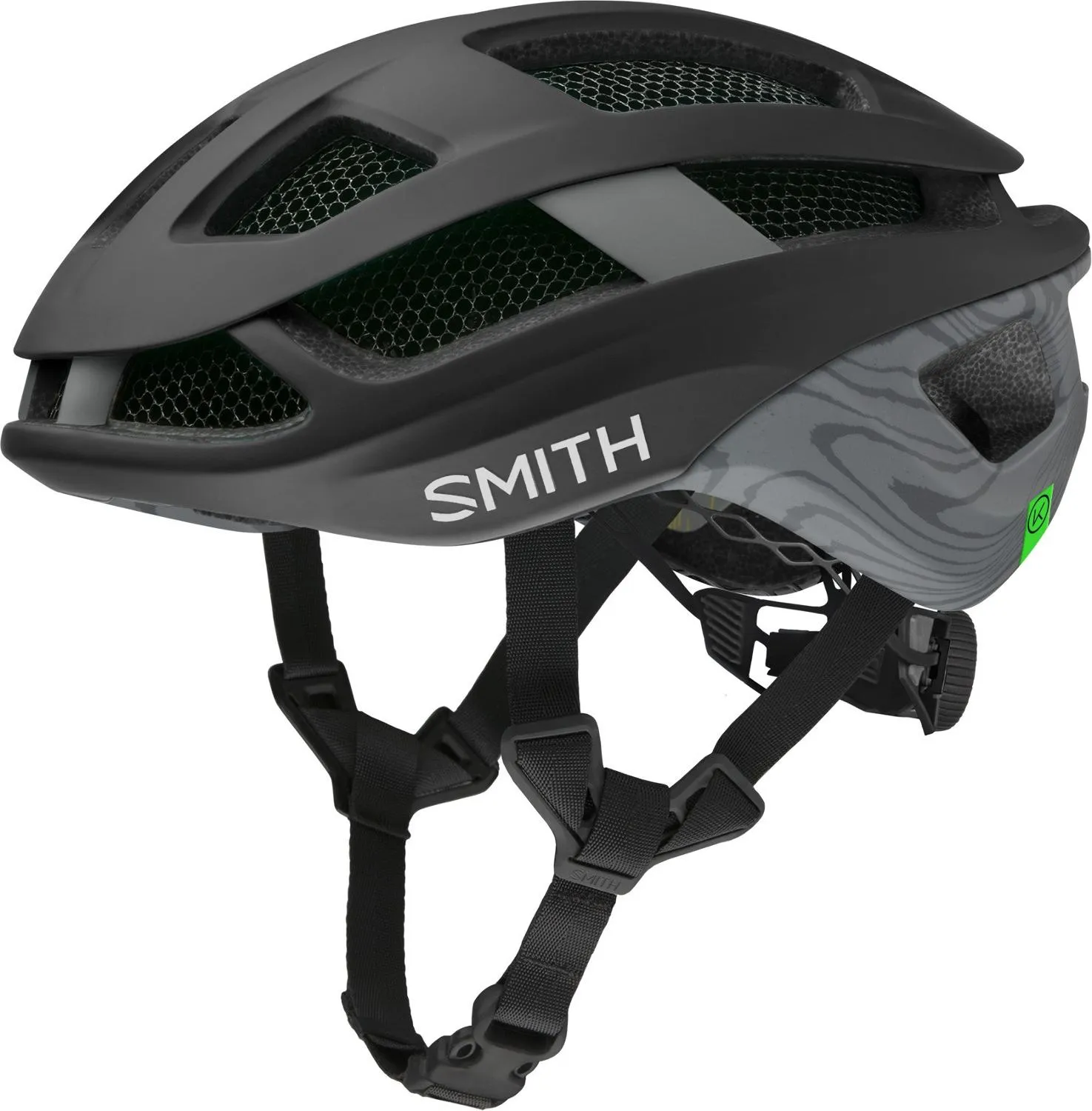 

Велосипедный шлем Trace Mips с системой обнаружения падений Aleck Smith, Matte Black Topo