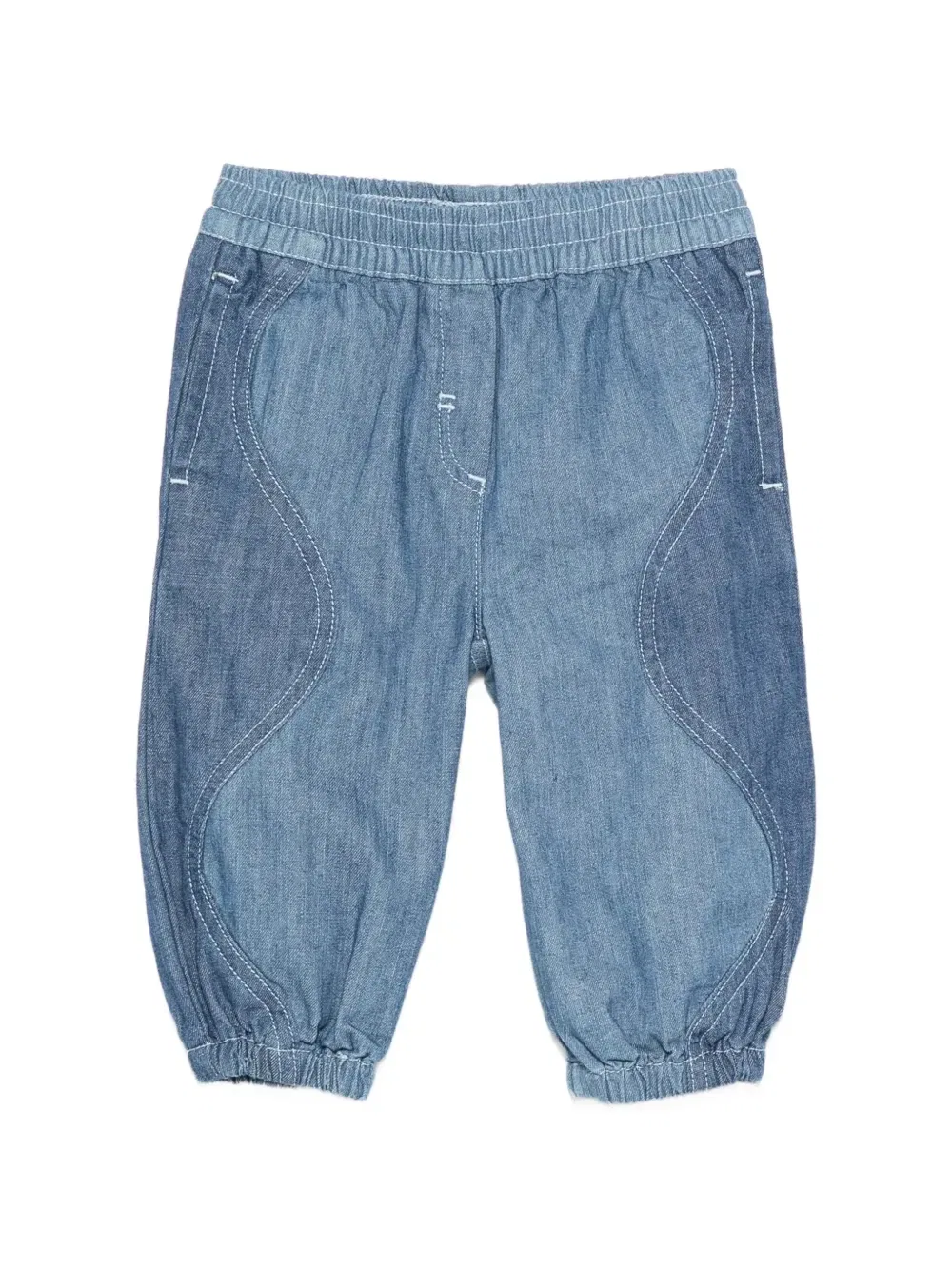 Джинсы с эластичным поясом Stella McCartney Kids, синий
