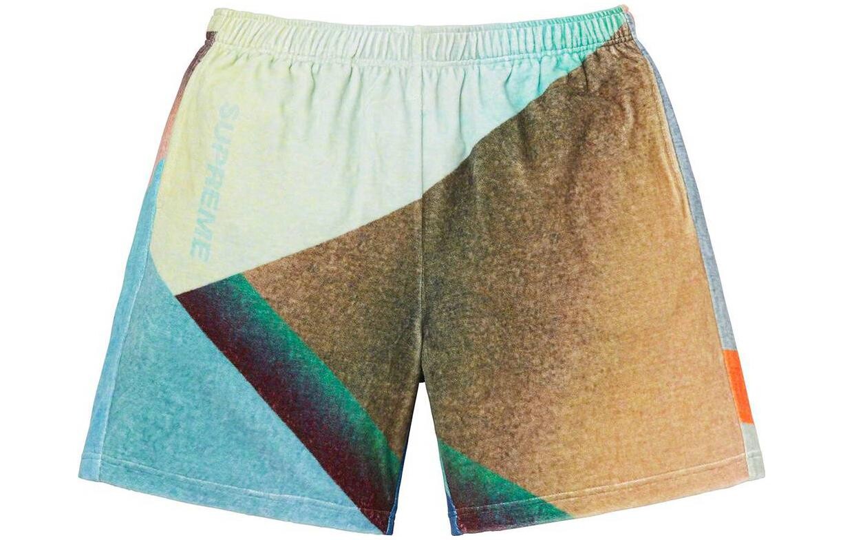 Шорты Supreme Geo Velour, черный — фото 3