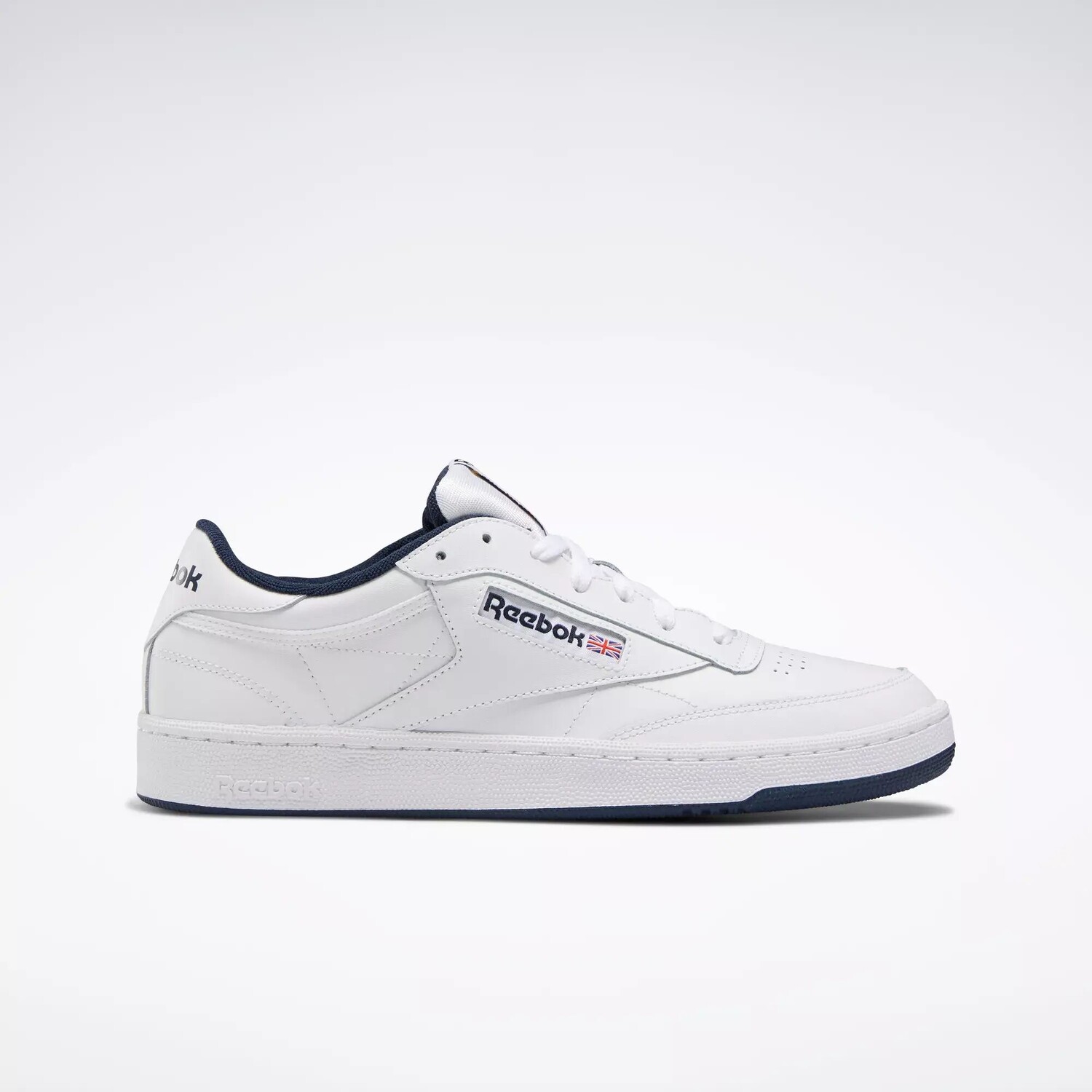 

Кроссовки Club C 85 Reebok, белый/темно-синий