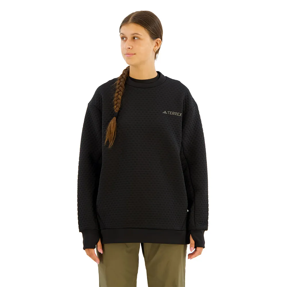 

Толстовка adidas Terrex Xploric Crewneck, черный