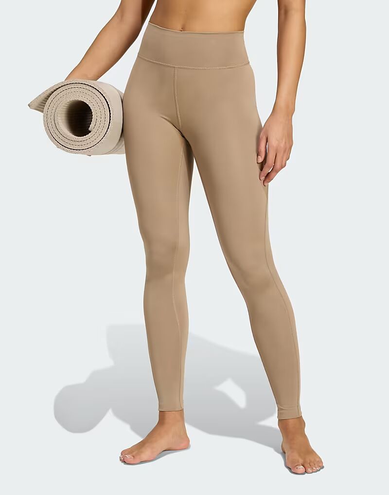 

Леггинсы adidas Training All me essentials полной длины Adidas Performance, мелово-коричневый