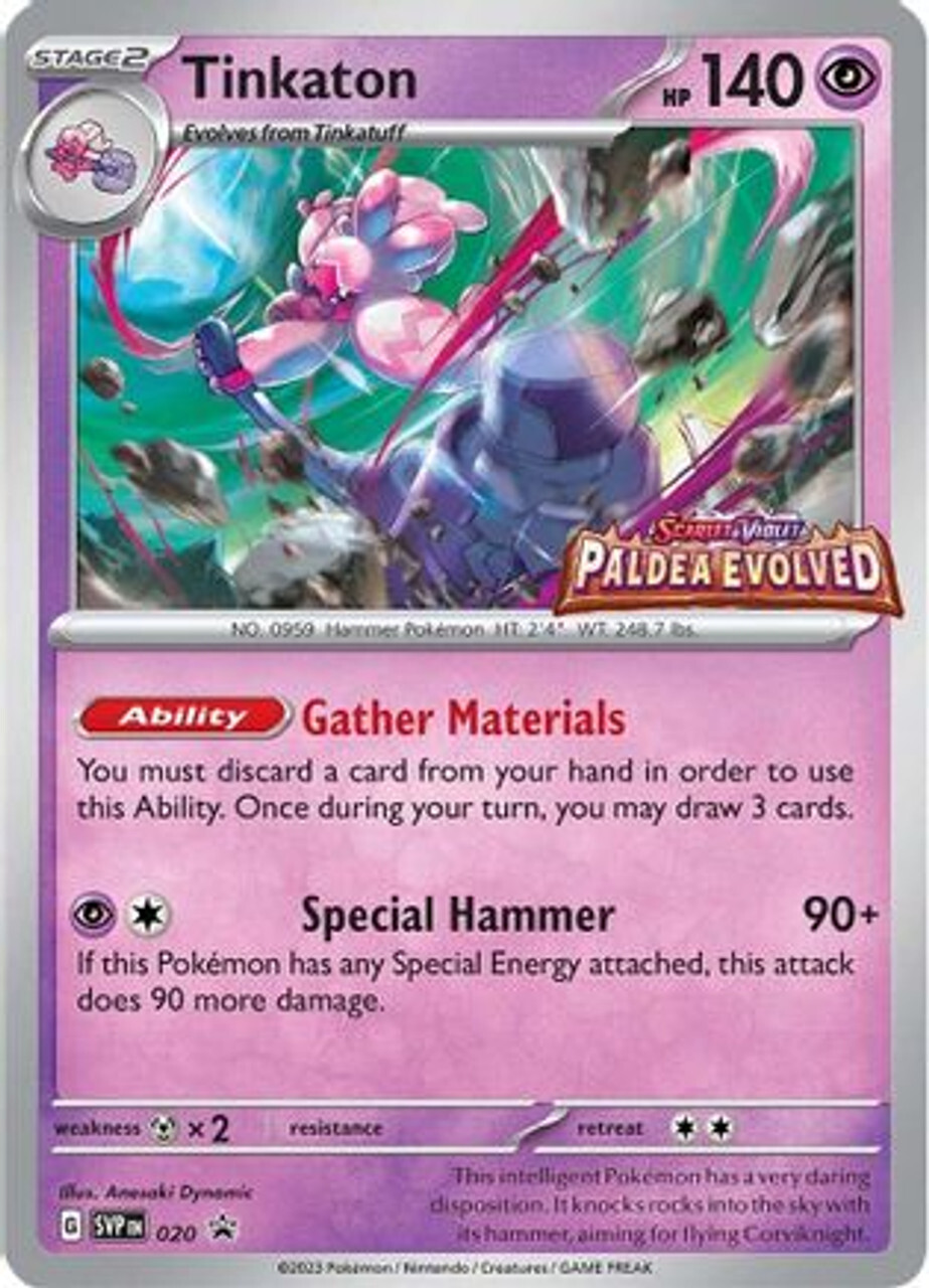 

Карточная игра Tinkaton - 020 20 - SV Scarlet Violet Promo Cards Holofoil