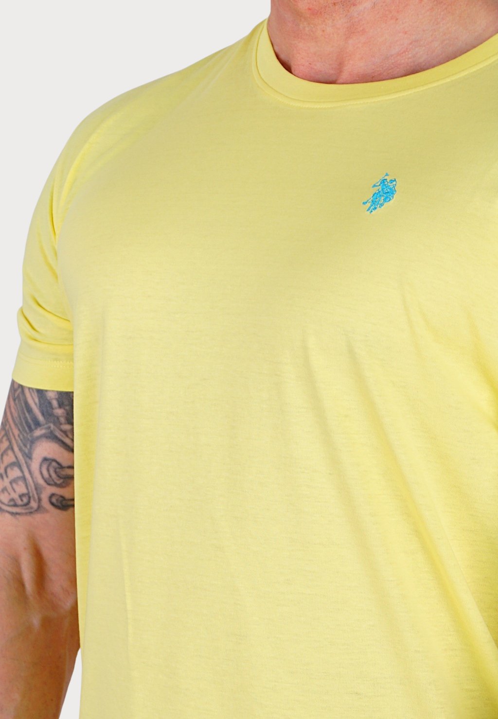 Базовая футболка KURZARM U.S. Polo Assn., желтый — фото 4