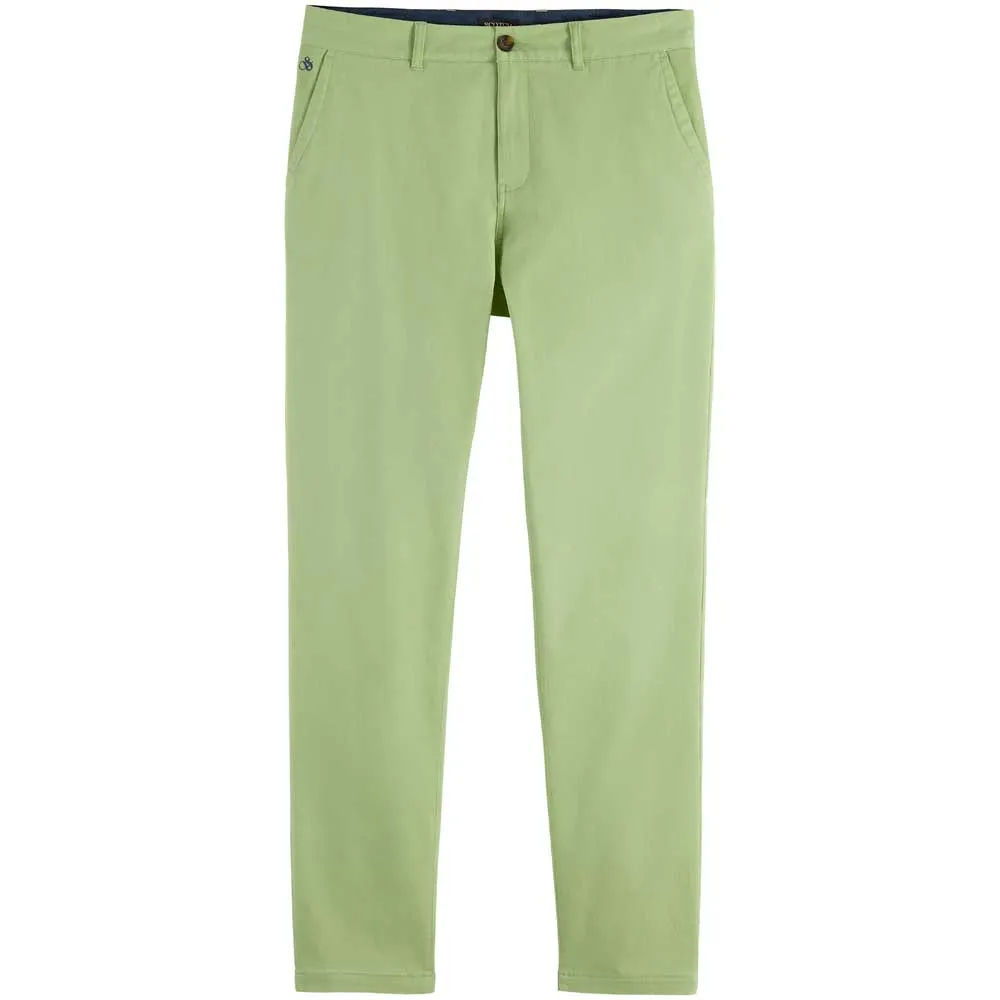 

Брюки Scotch & Soda Seasonal Core Stuart chino, зеленый