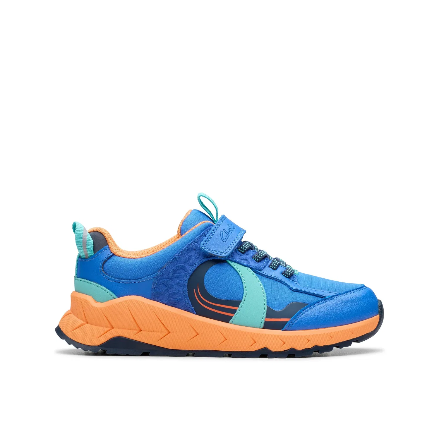 Кроссовки детские Selva Hero Bright синий Clarks, синий