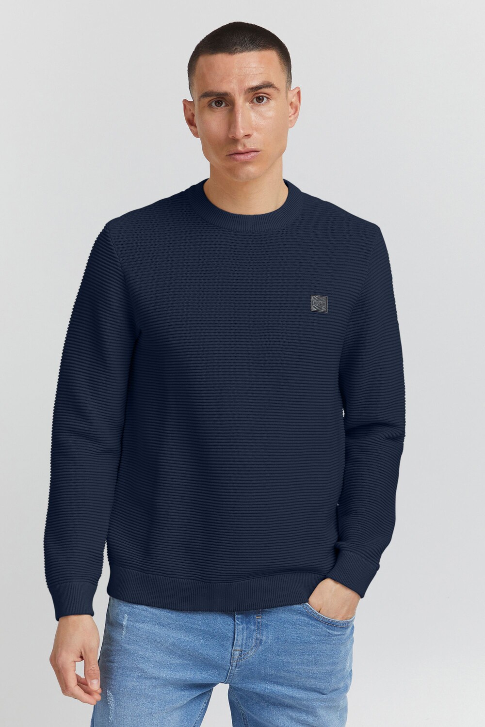 

Пуловер !SOLID Strick SDValencia knit 21106094, синий