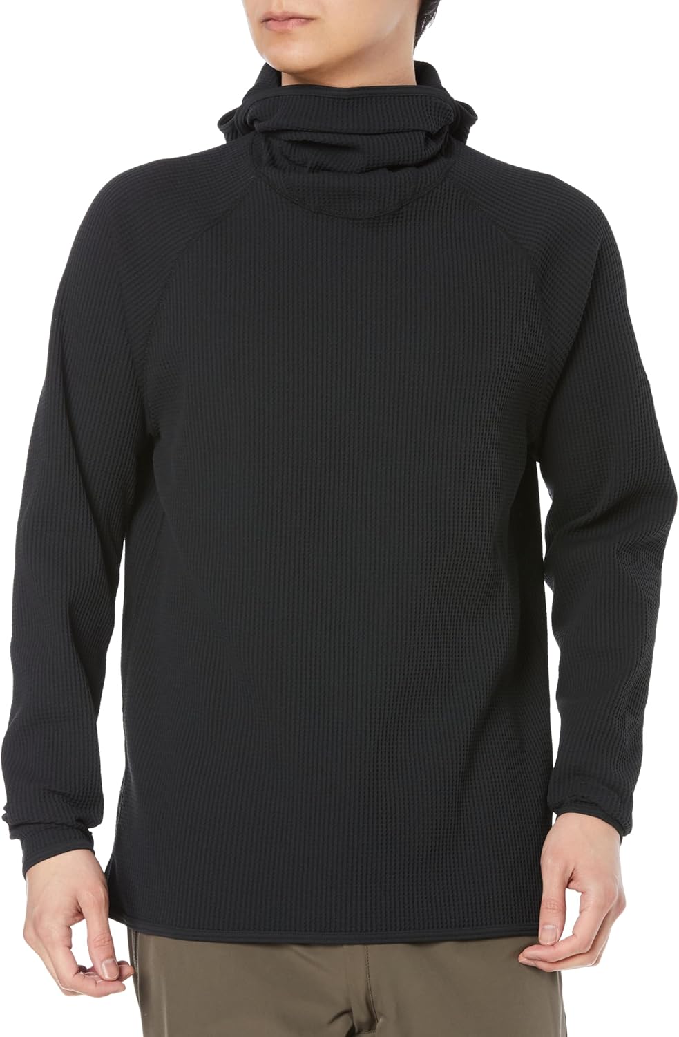 

Мужская толстовка Two Four One MB4311 AREA241-WAFFLE HOODIE Two For One, черный