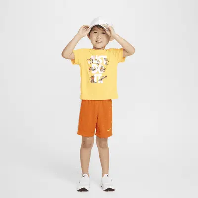 

Шорты Nike Dri-FIT Toddler Shorts Set, цвет Safety Orange