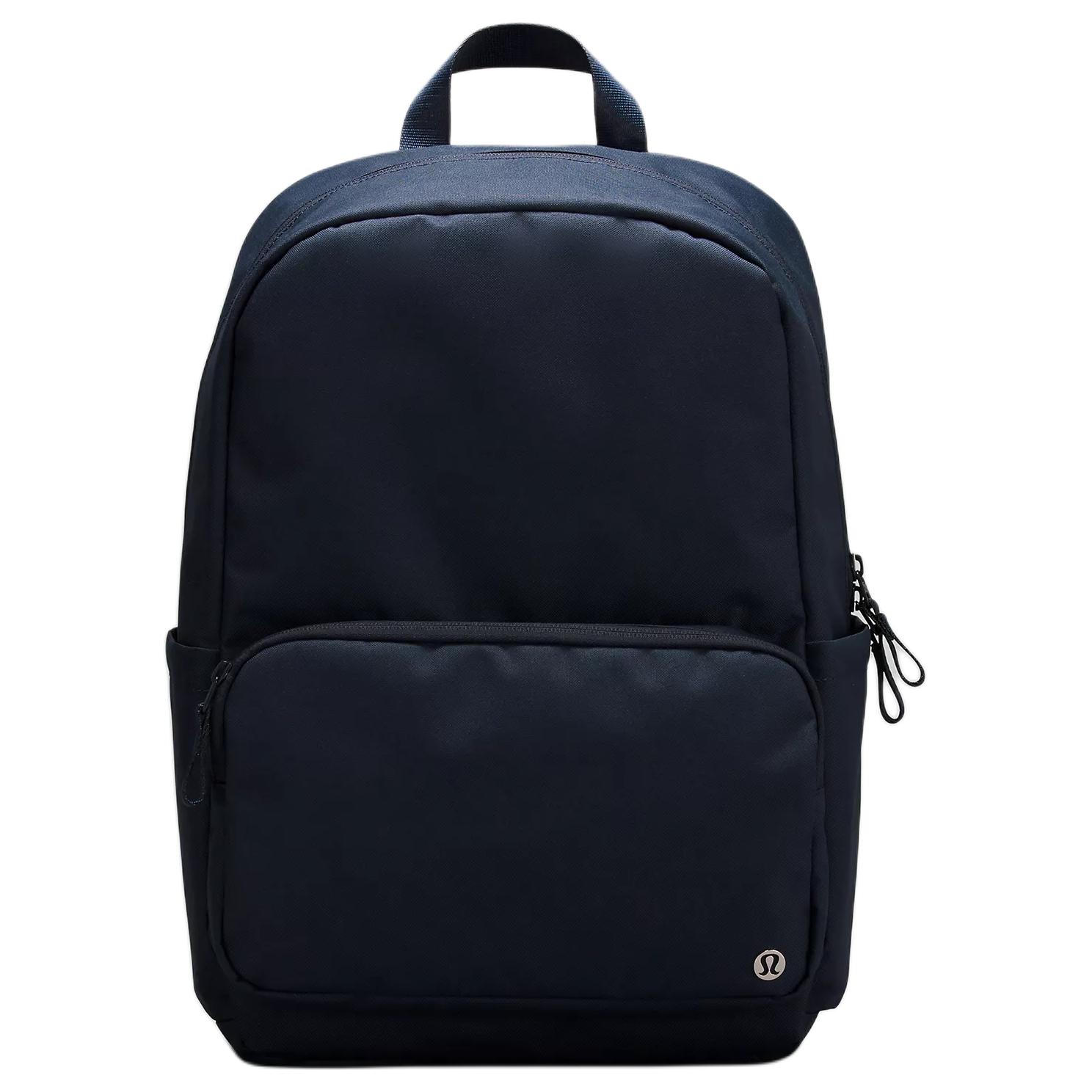 

Lululemon Переработанный полиэстеровый рюкзак унисекс чистый морской синий и горизонтальный серый, Pure Marine Blue & Horizontal Gray