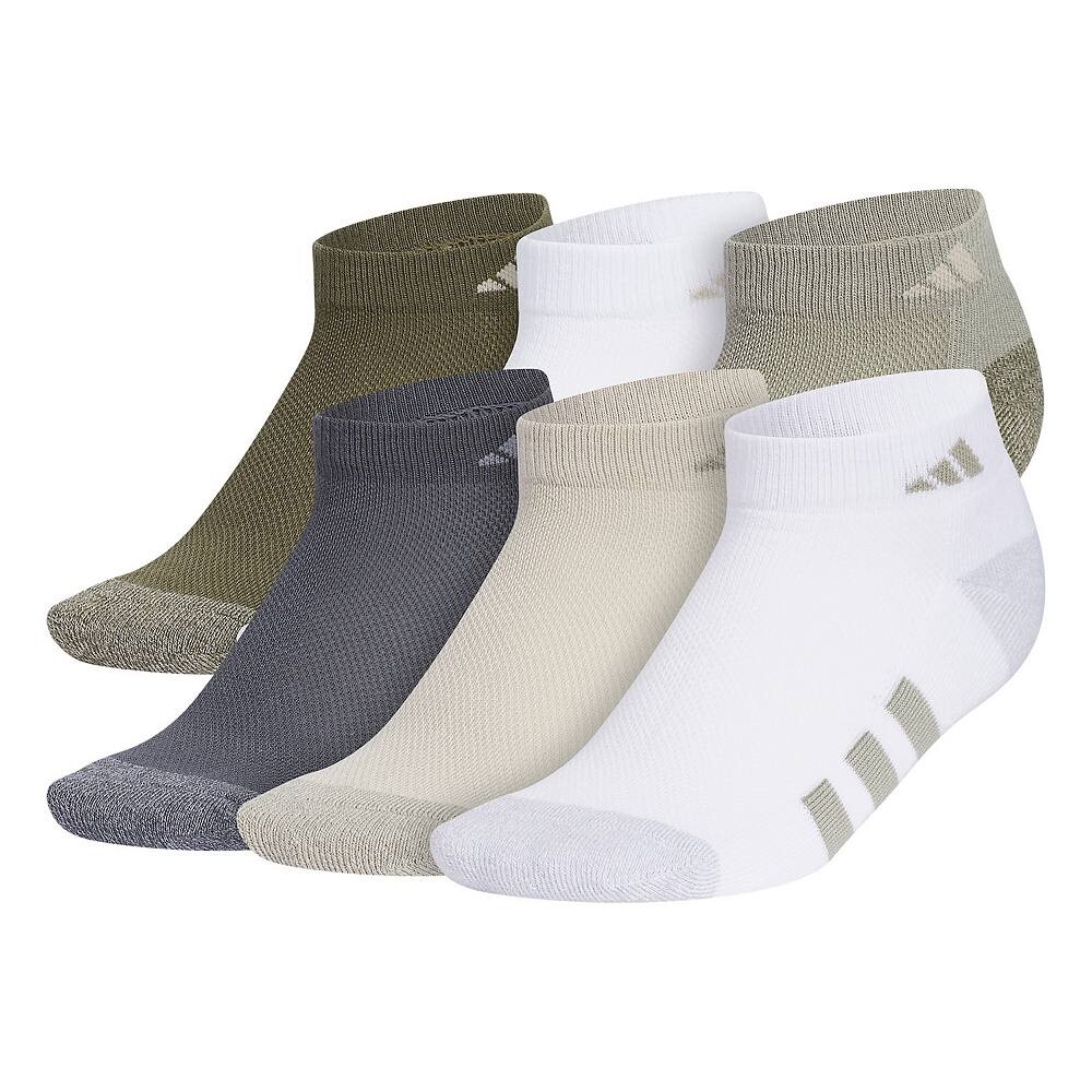 

Носки adidas с низким вырезом для мальчиков, 6 шт. Adidas, цвет Pebble Gray