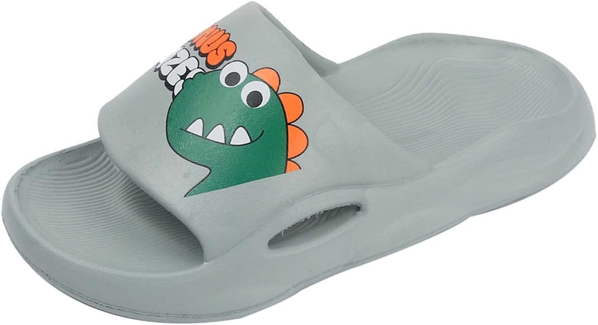 

Удобные мягкие шлепанцы Eliogn для мужчин и женщин с открытым носком, модные облачные тапочки, домашние и для душа, легкие, серый