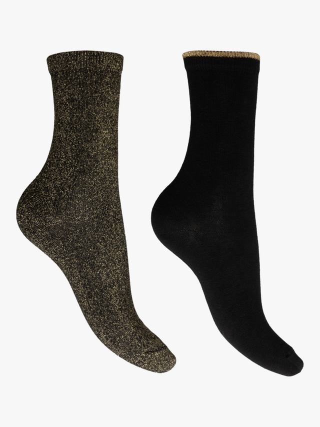 

Хлопковые носки с блестками Charnos, Pack of 2, Black/Multi