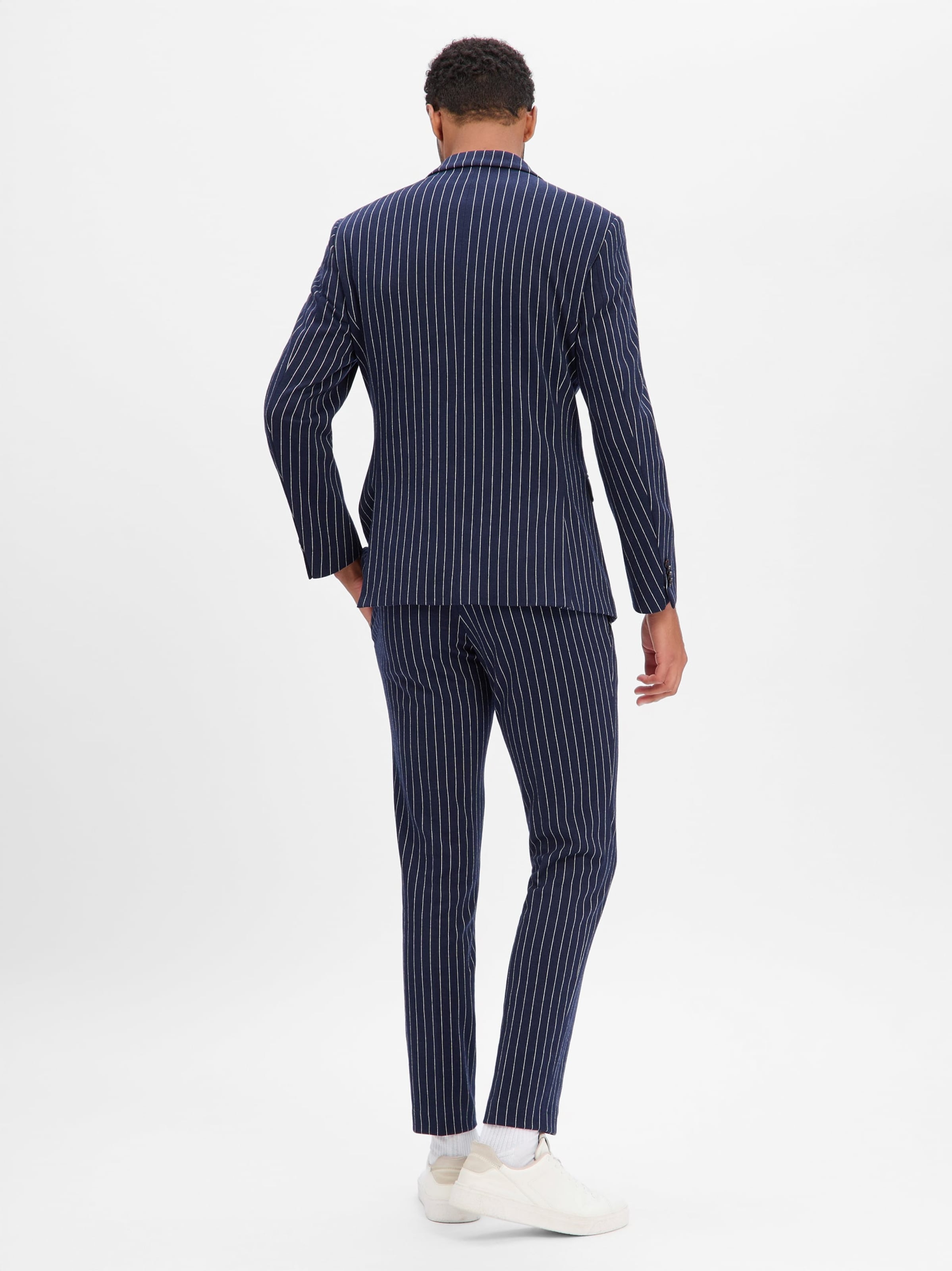 

Finshley & Harding London Костюм Slim fit 'Brixdon/Hoxdon' в цвете Marine Blue