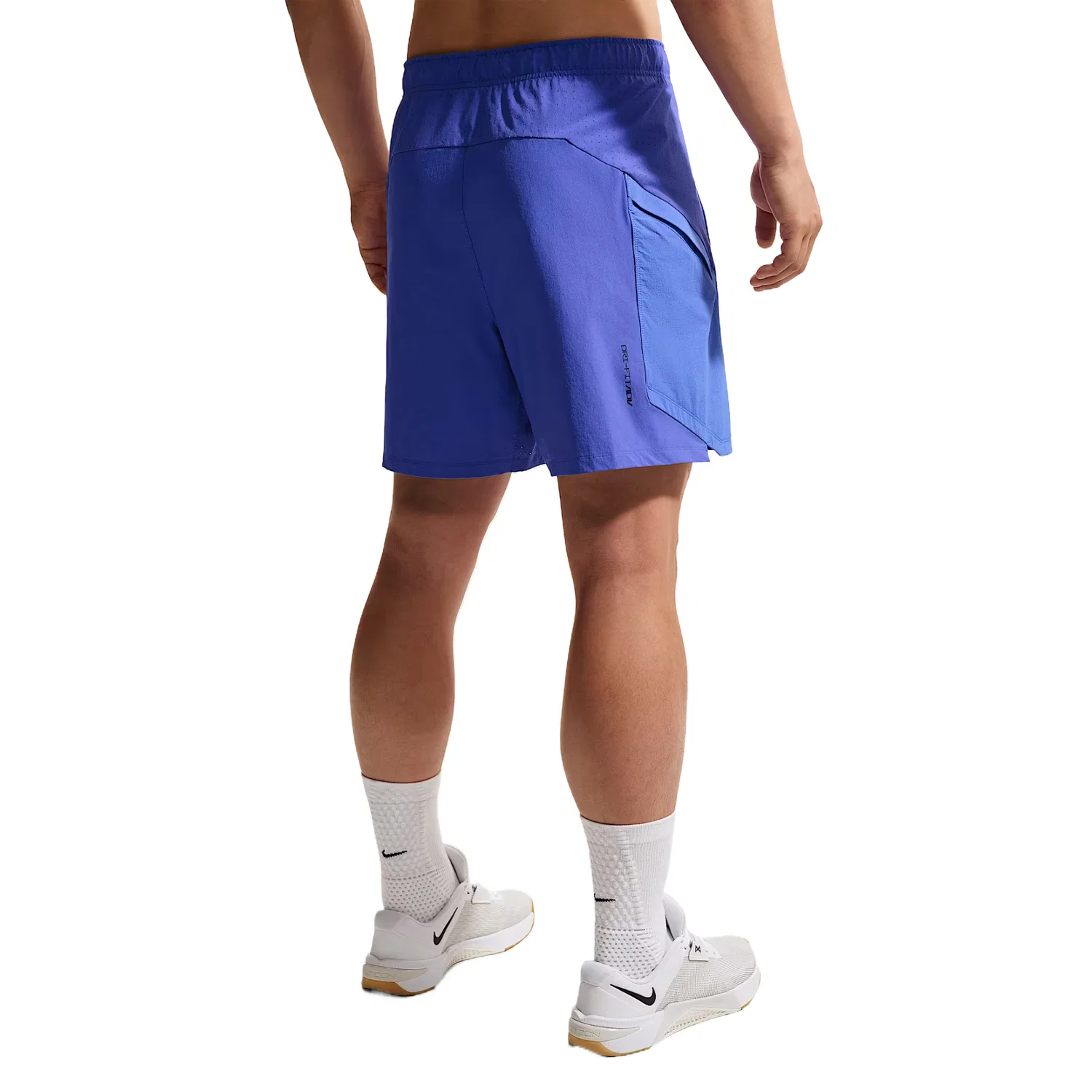 Спортивные шорты Nike Dri Fit фиолетовый/синий/черный — фото 3