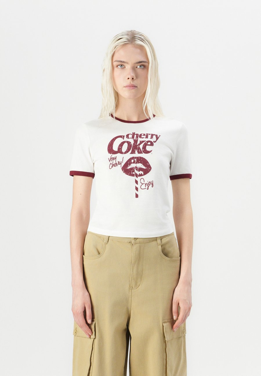 

Футболка ONLY ONLCOCA COLA LIFE, Cloud Dancer/Off-White
