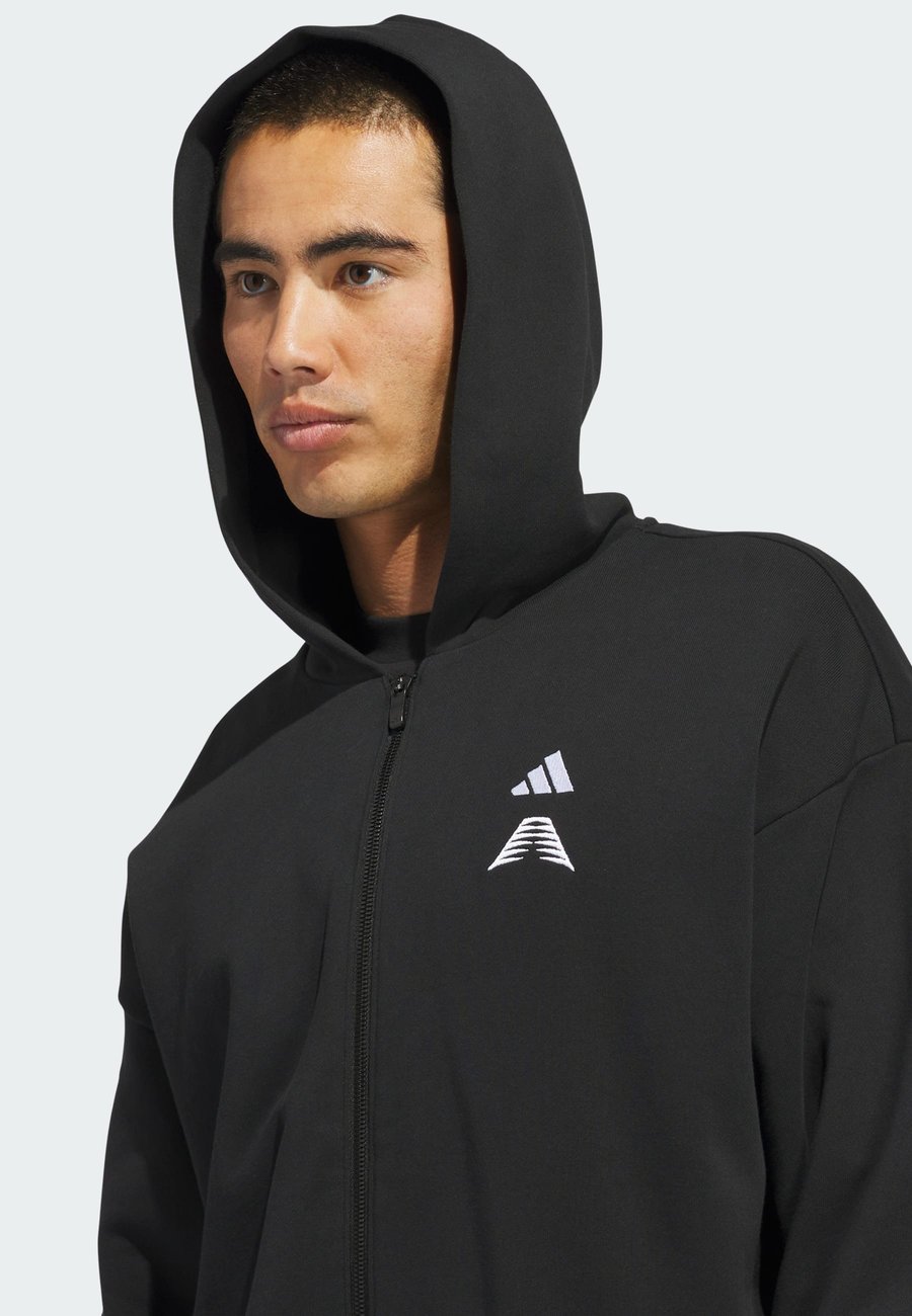 Толстовка Adidas Performance ANTED FZ HOODY, Black — фото 4