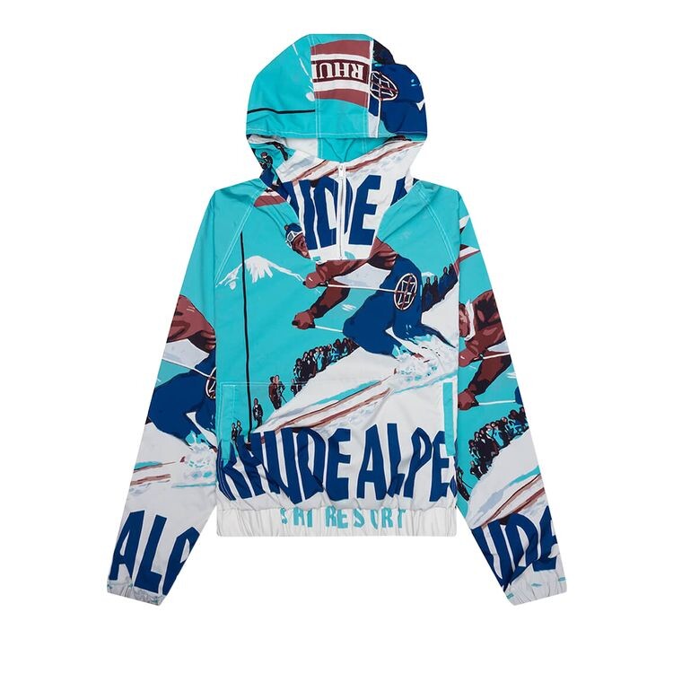 

Куртка Rhude Deux Resort Anorak Jacket Multicolor, разноцветный