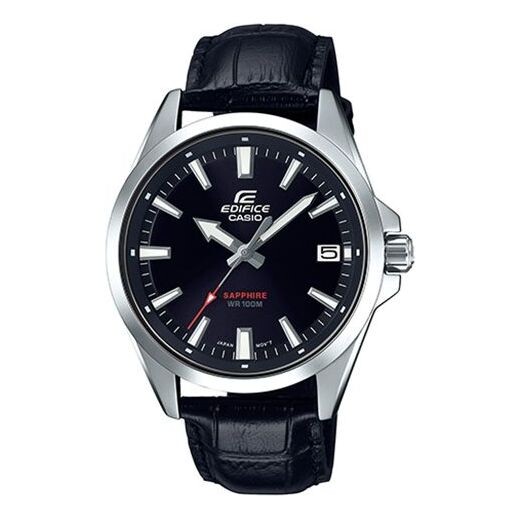 

Часы CASIO Men's EDIFICE Waterproofes With Simple Dial Sapphire Mirror Sapphire Crystal Mens Black Analog, черный