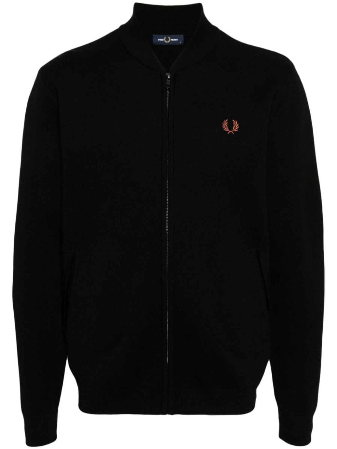 

Бомбер на молнии Fred Perry, черный