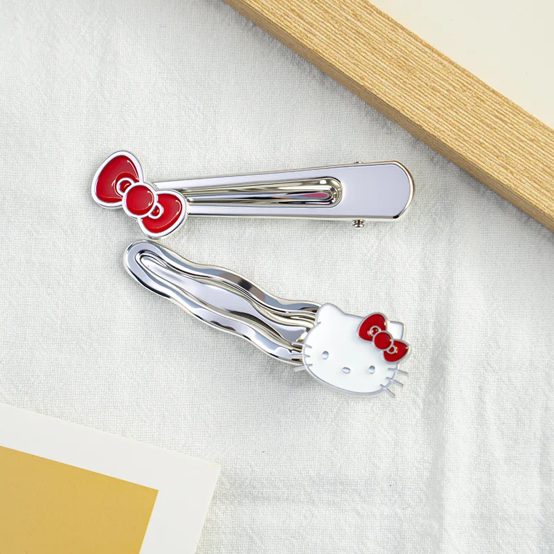 Заколка для волос Hello Kitty Sanrio, Hello Kitty Hair Clip 1 Pair — фото 4