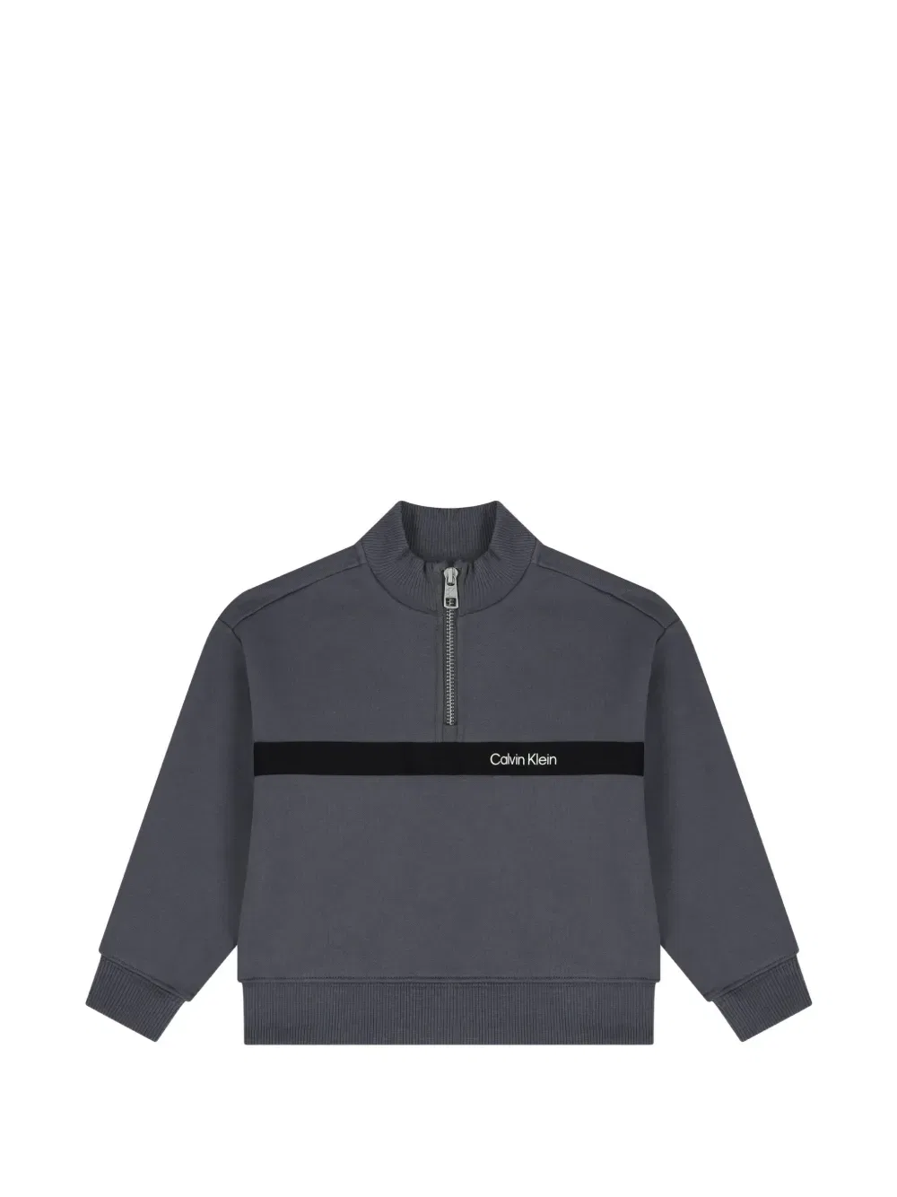 Спортивный костюм с логотипом Zip Calvin Klein Kids, серый — фото 3