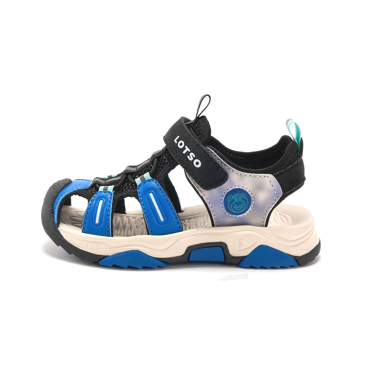 

Кроссовки детские низкие серии "Strawberry Bear" нескользящие, ударопрочные, дышащие, быстросохнущие Disney, черный/синий