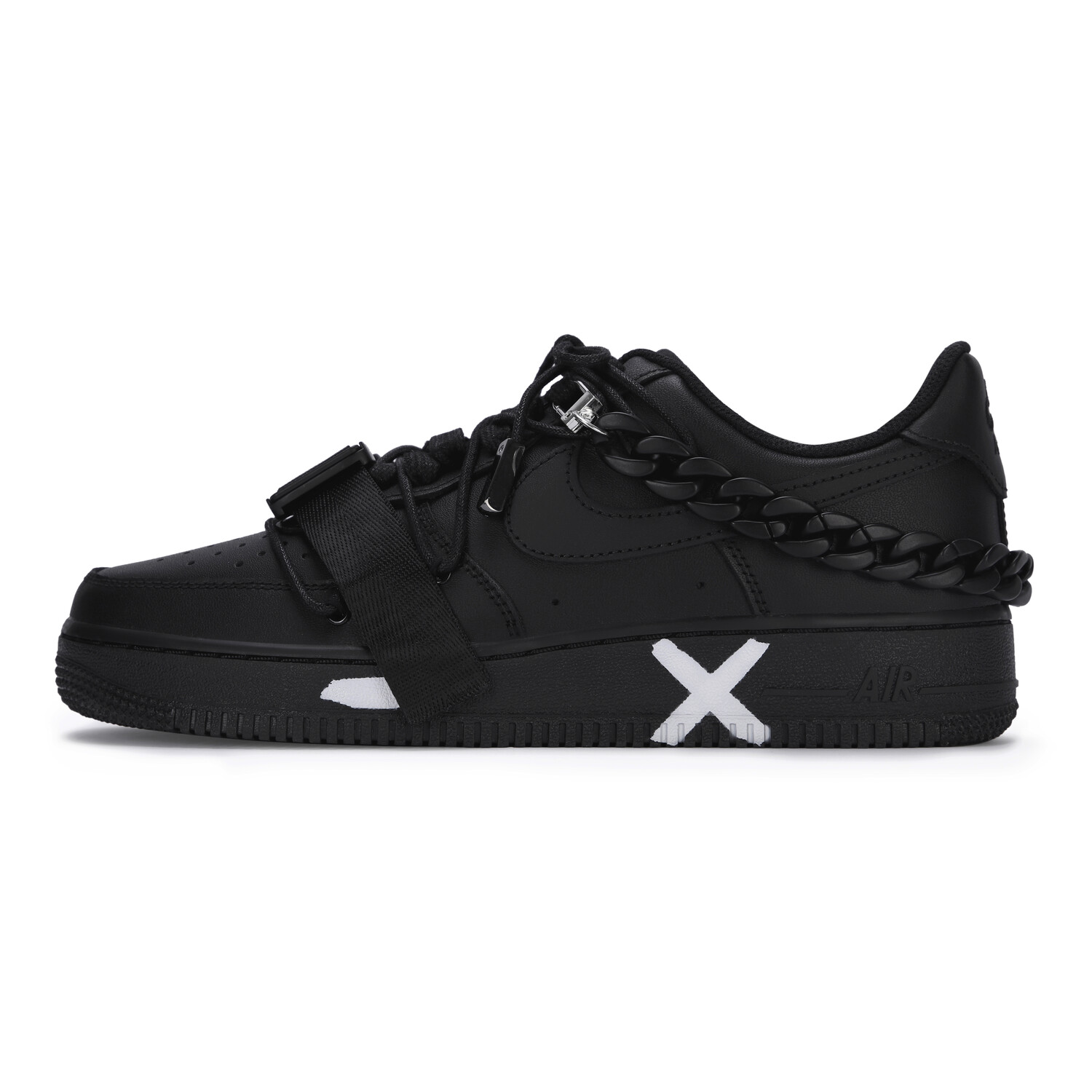 

Кроссовки Nike Air Force 1 Skateboard Shoes Unisex Low-Top Black