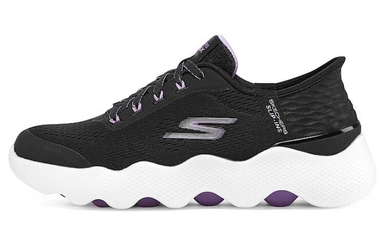 

Skechers Go Walk Massage Fit Lifestyle Shoes Women's Low-top Black/White/Purple