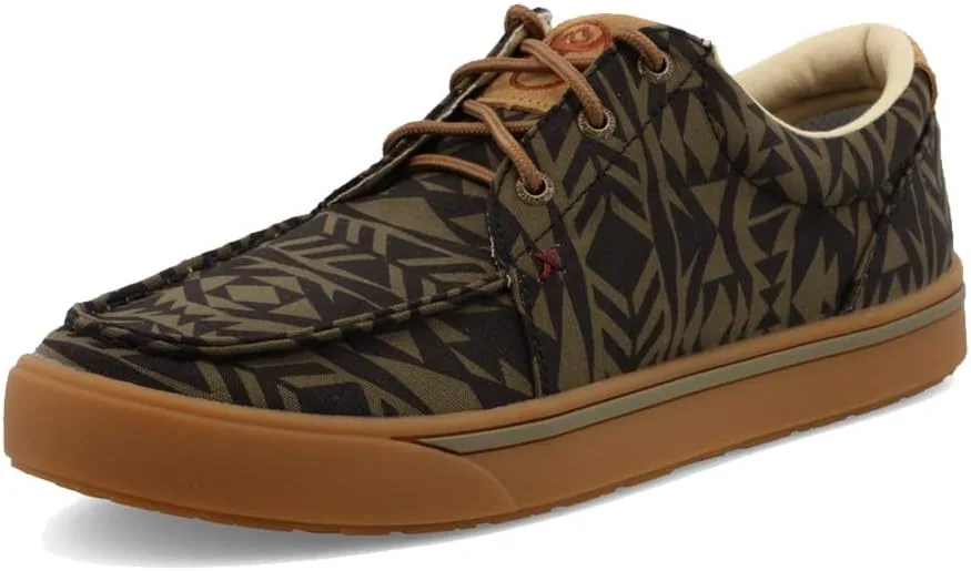 Мужские лоферы Twisted X Zero-X Chukka Driving Moc - кожаные лоферы с ручной обработкой натуральной кожи, мультиколор