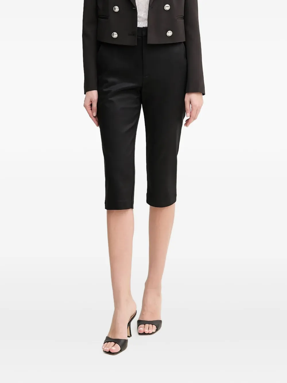 

Брюки с нашивкой-логотипом GUESS USA, черный