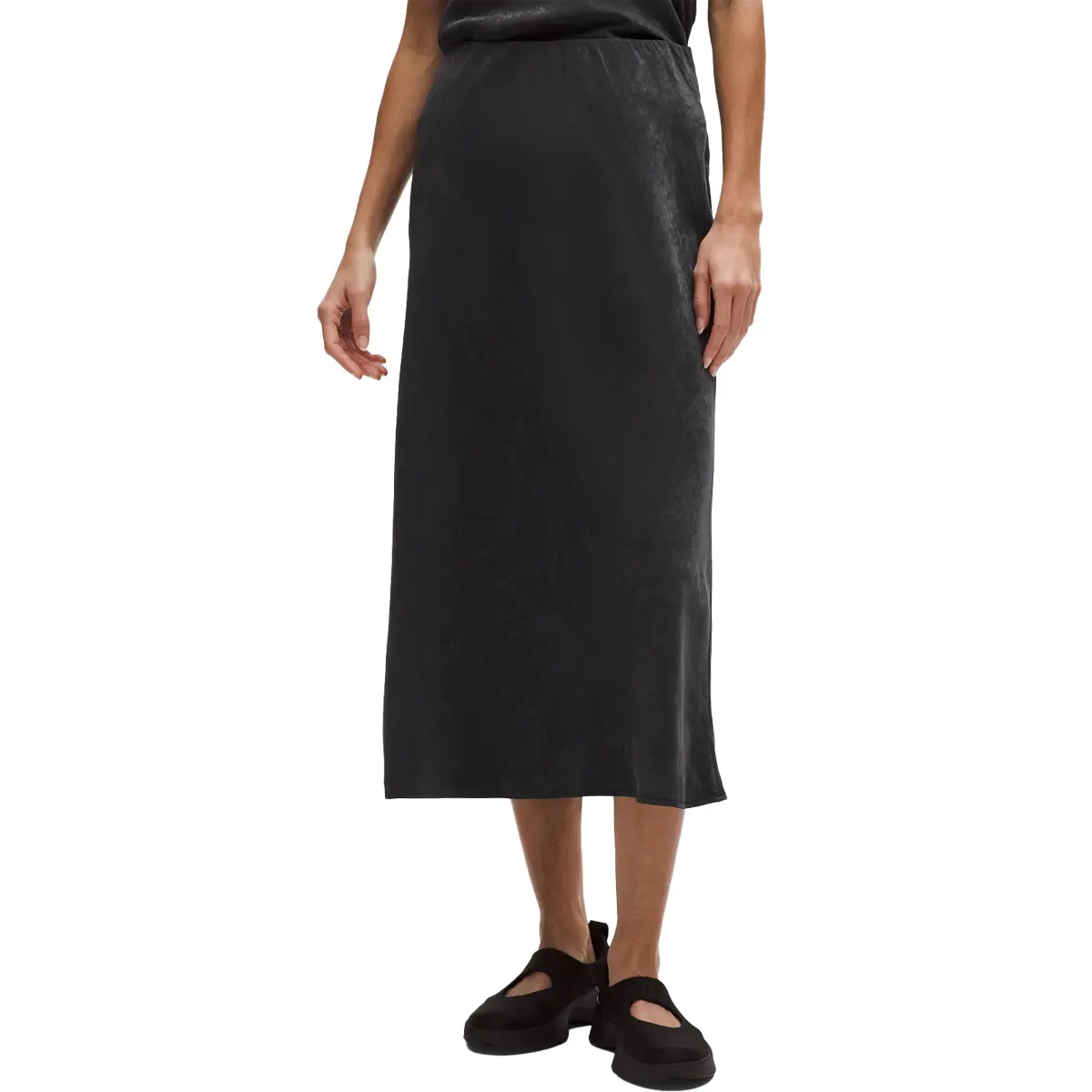 

Женская повседневная длинная юбка Lululemon, черный/blk