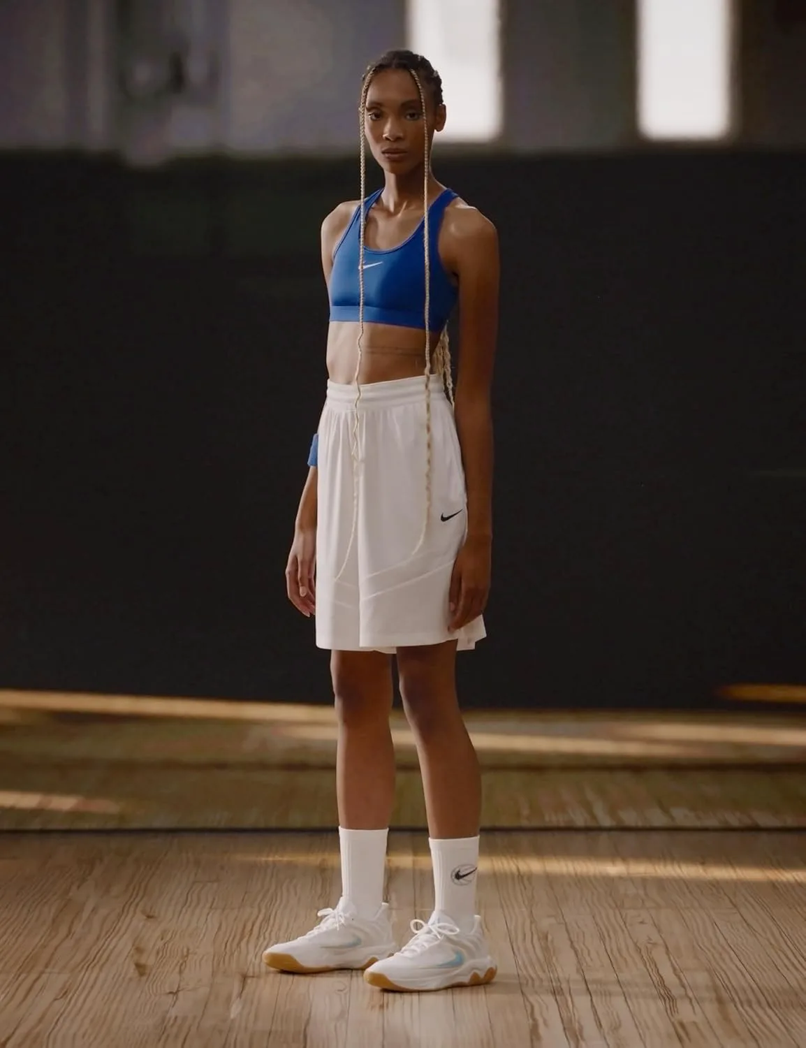 Кроссовки для баскетбола Nike Giannis Immortality 4 для взрослых унисекс, белый/синий — фото 3