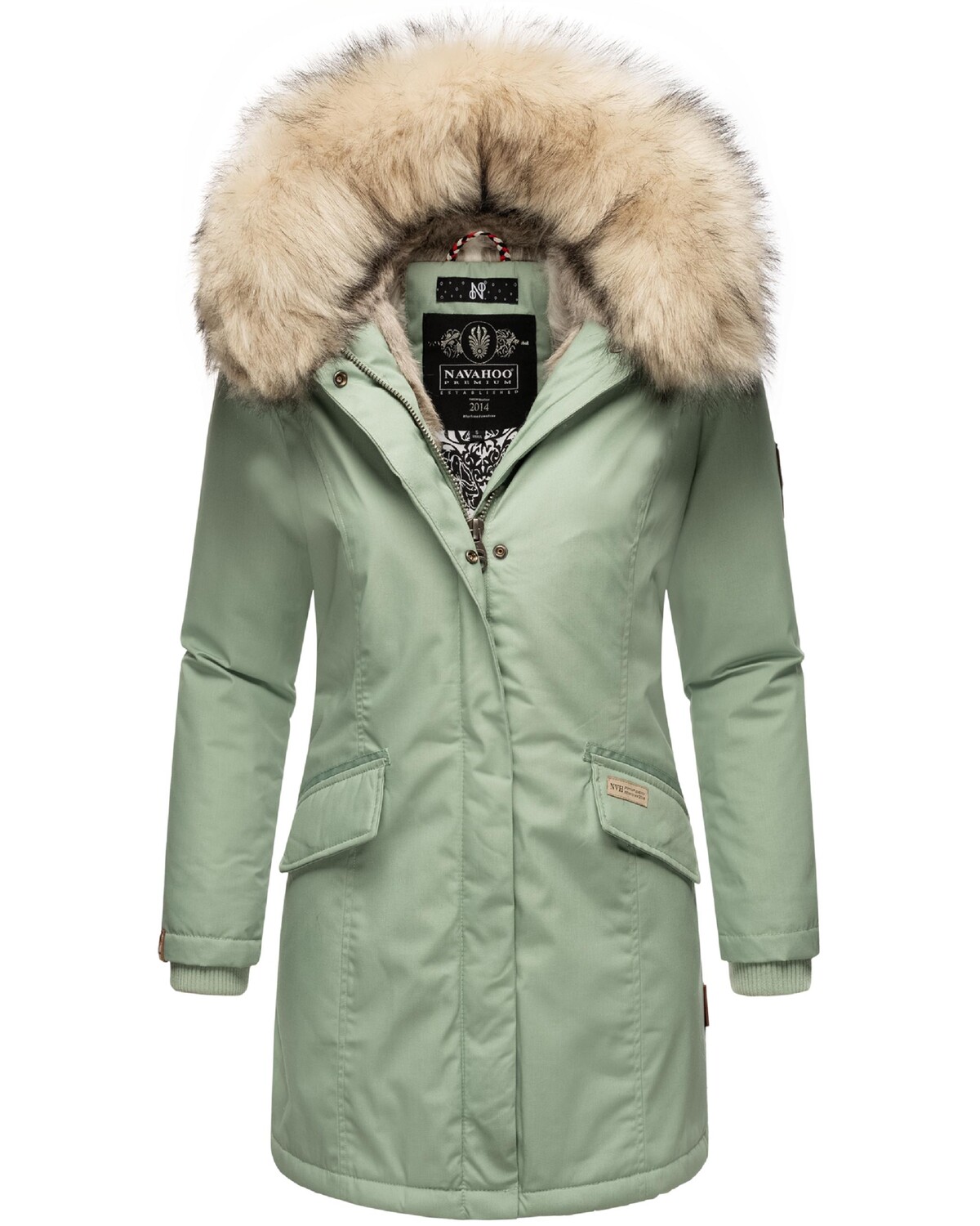 

Пуховик Navahoo Cristal, цвет Smokey Mint