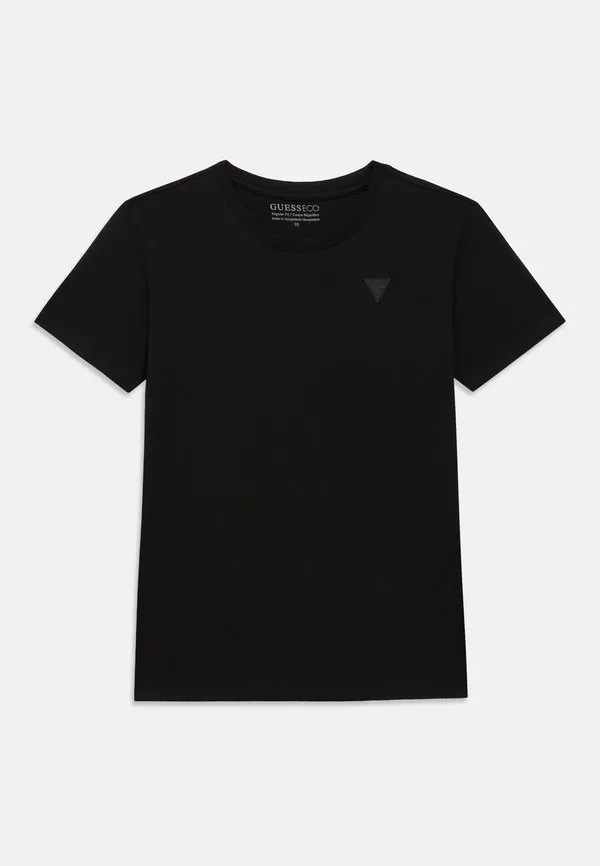 Детская базовая футболка с коротким рукавом Guess, Jet Black