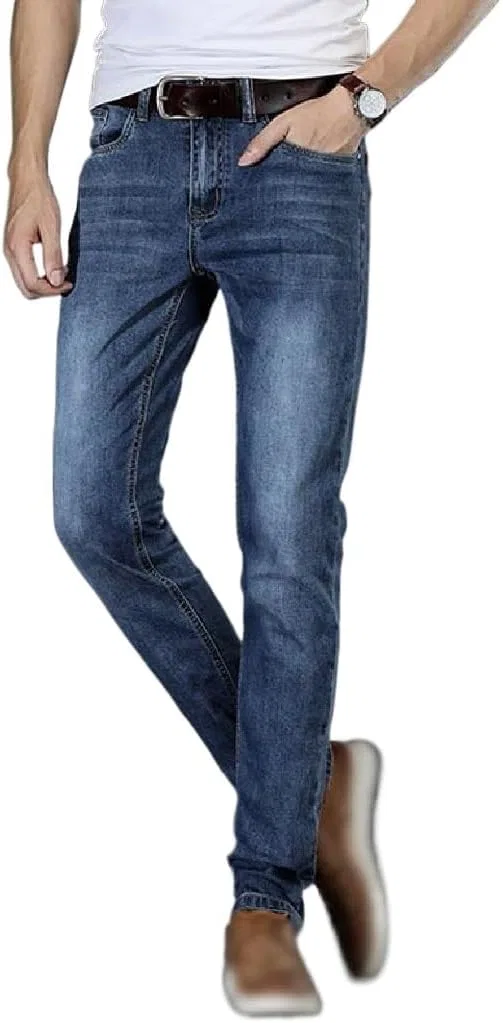 Джинсы классические, Cotton, slim-fit, белый — фото 2