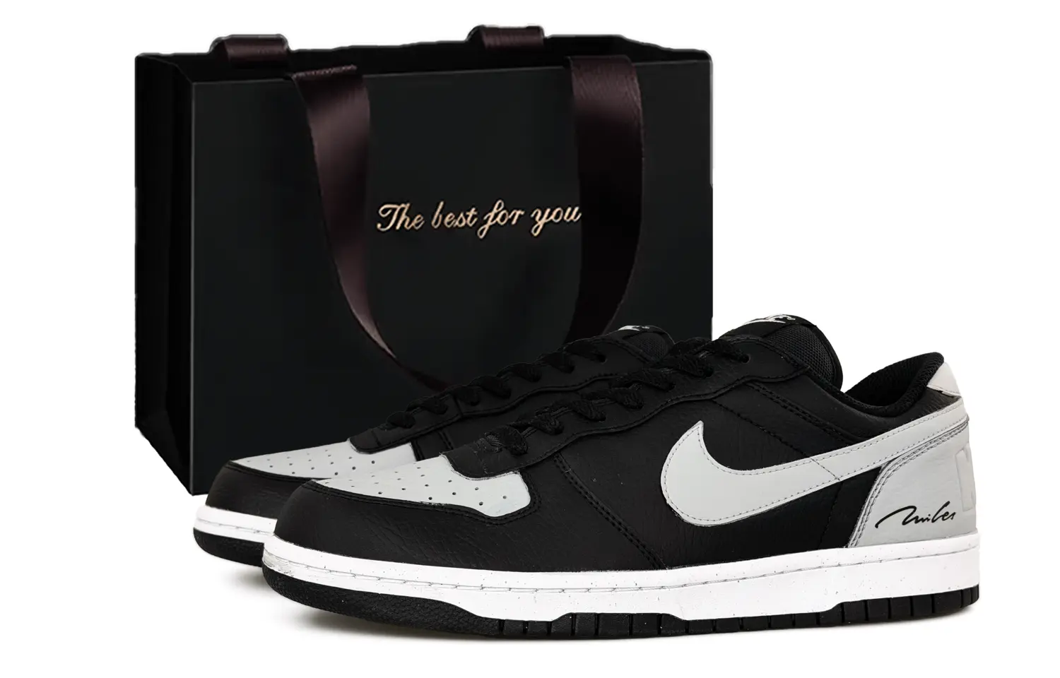 

Nike Большие устойчивые к истиранию низкие кроссовки для скейтбординга мужские Shadow Gray