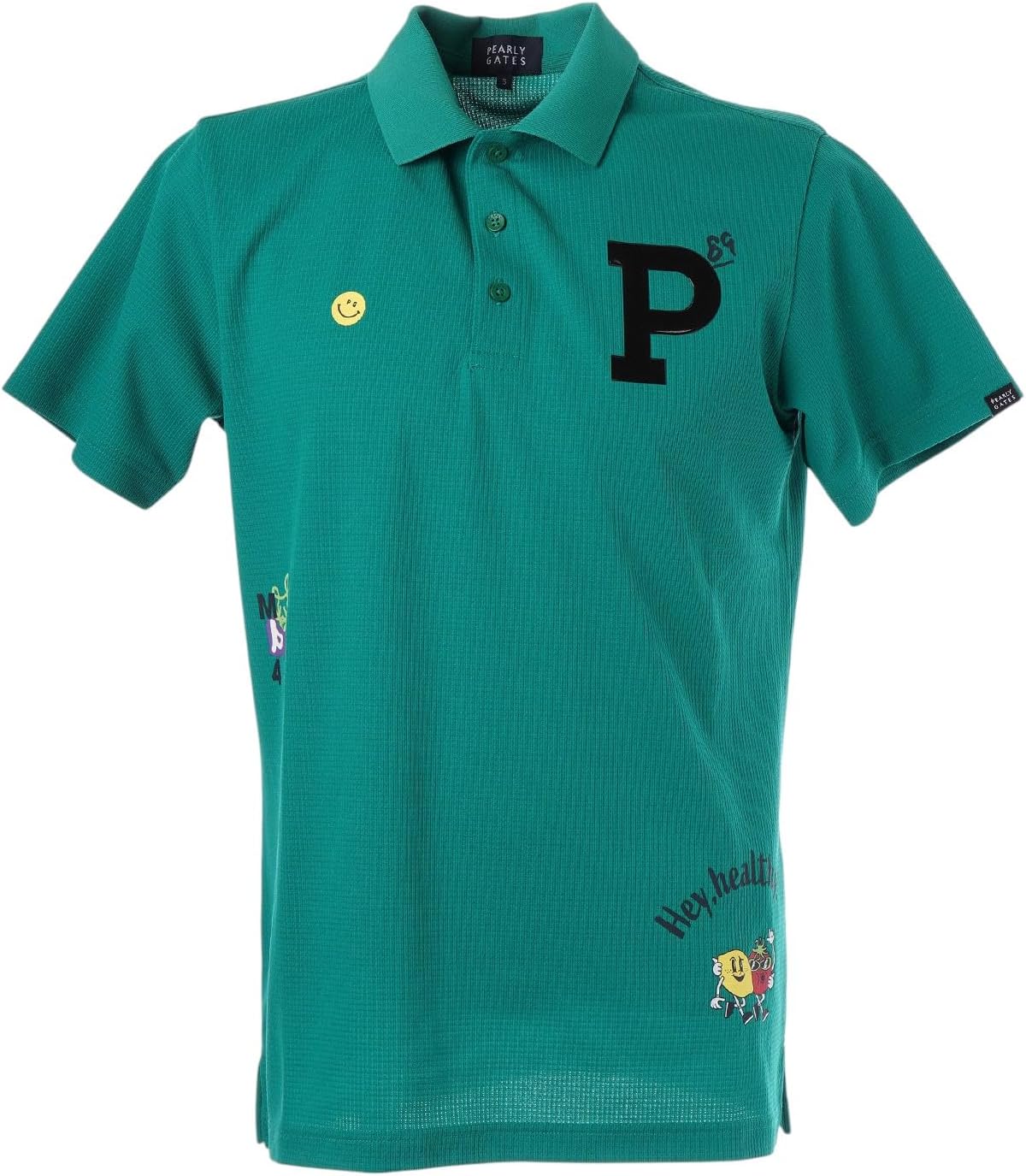

Мужская рубашка-поло с коротким рукавом Parly Gates 053-5160513 (из эластичной вафельной сетки) / для гольфа Pearly Gates, зеленый